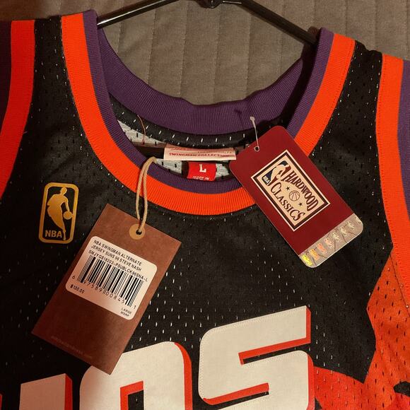 NEW Mitchell & Ness 1996 Steve Nash Basketball Jersey Phoenix Suns Mens Large - Picture 2 of 5